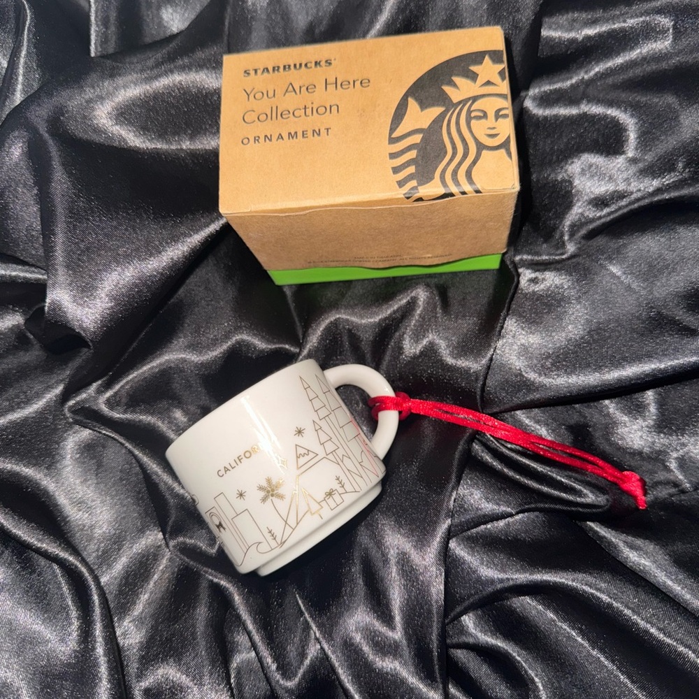 NIB Starbucks “You Are Here” California Ornament